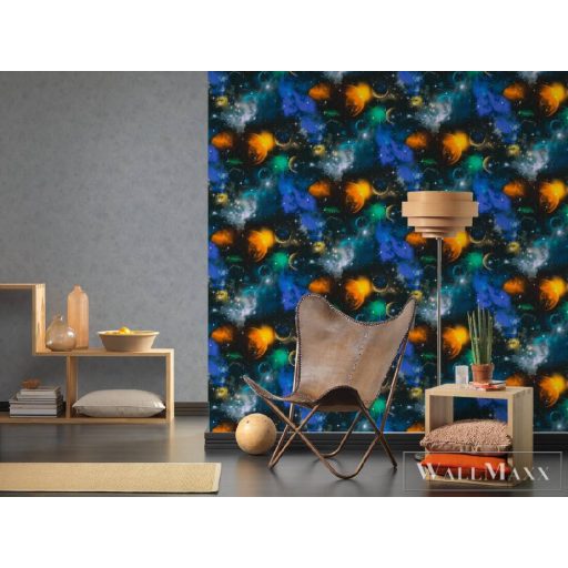 AS CREATION 34066-1 kozmosz, világűr mintás tapéta