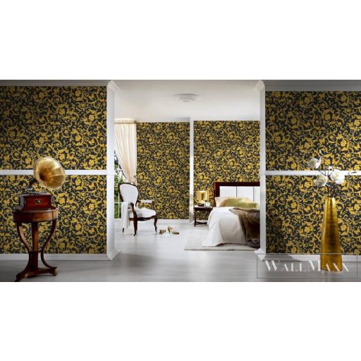 AS CREATION VERSACE 3 2022 34325-2 ARANY VIRÁGOS TAPÉTA