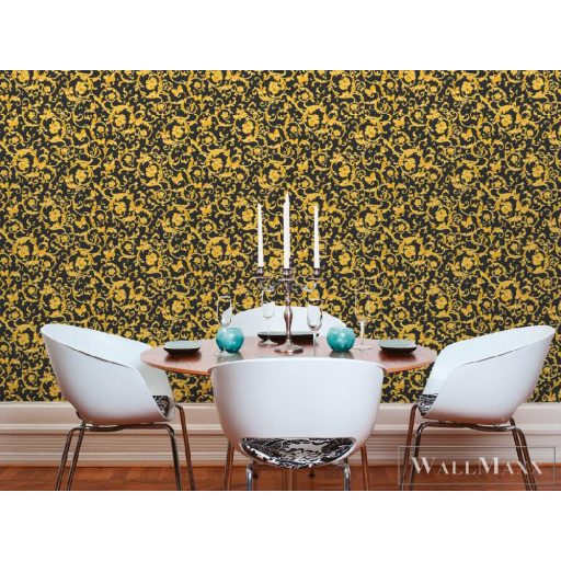 AS CREATION VERSACE 3 2022 34325-2 ARANY VIRÁGOS TAPÉTA