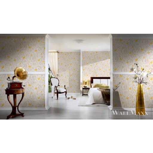 AS CREATION VERSACE 3 2022 34325-3 FEHÉR PILLANGÓS TAPÉTA