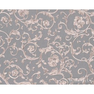 AS CREATION VERSACE 3 2022 34326-5 SZÜRKE VIRÁGOS TAPÉTA