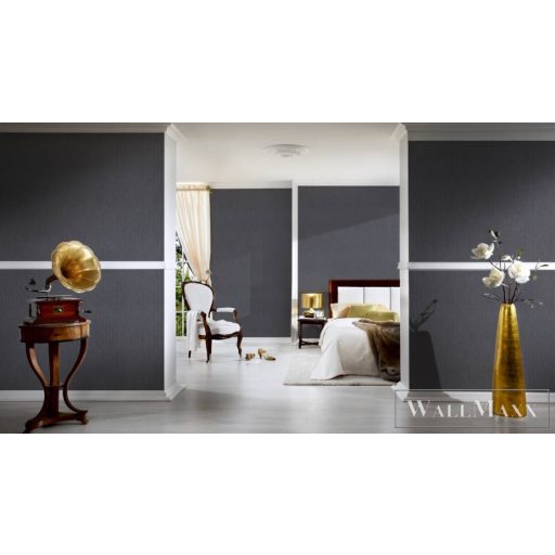 AS CREATION Casual Living 34433-5 sötét szövet uni tapéta