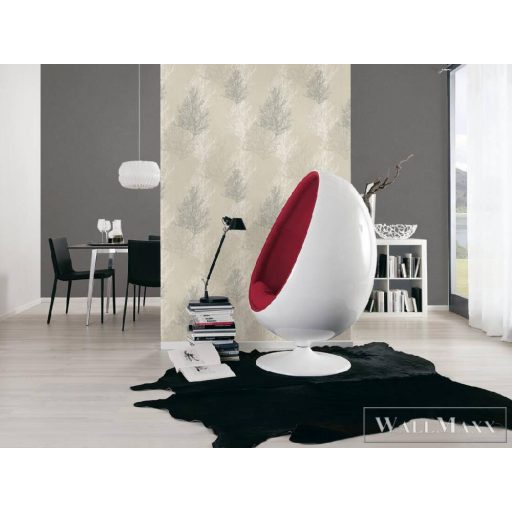 AS CREATION 34455-4 szörke uni tapéta