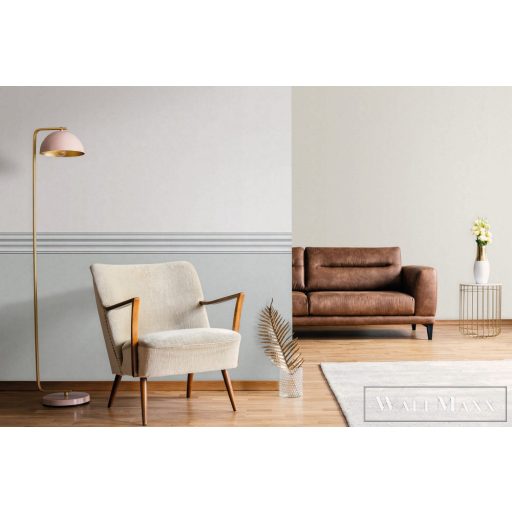 MARBURG Shades Iconic 34458 szürke csíkos Modern bordűr