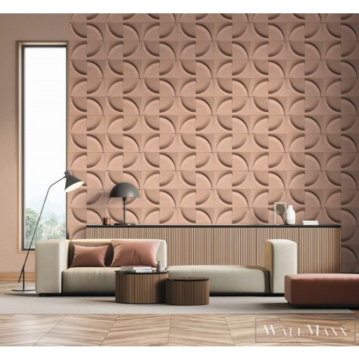 MARBURG Shades Iconic 34467 barna térhatású Modern tapéta