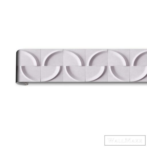 MARBURG Shades Iconic 34468 szürke-rózsaszín térhatású Modern bordűr