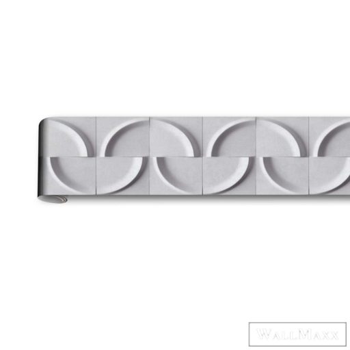 MARBURG Shades Iconic 34472 szürke térhatású Modern bordűr