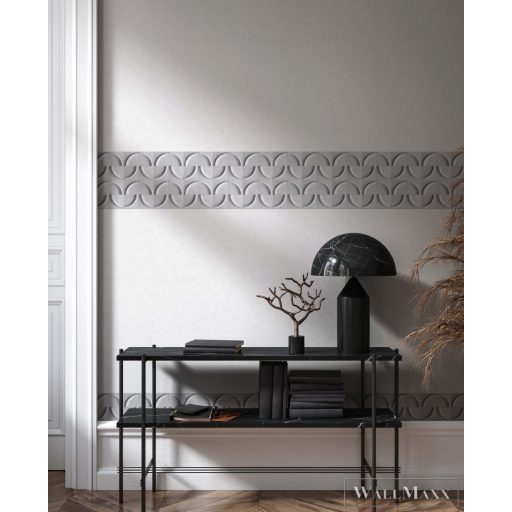 MARBURG Shades Iconic 34472 szürke térhatású Modern bordűr