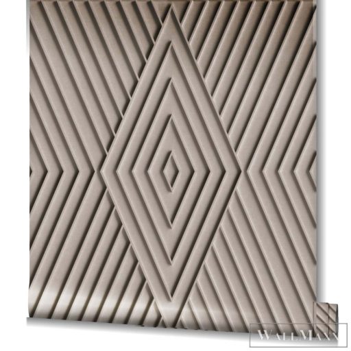 MARBURG Shades Iconic 34484 bézs-szürke térhatású Modern tapéta