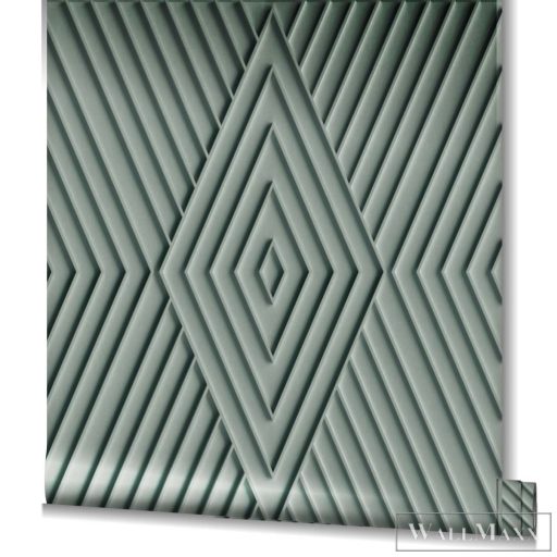 MARBURG Shades Iconic 34485 szürke-zöld térhatású Modern tapéta