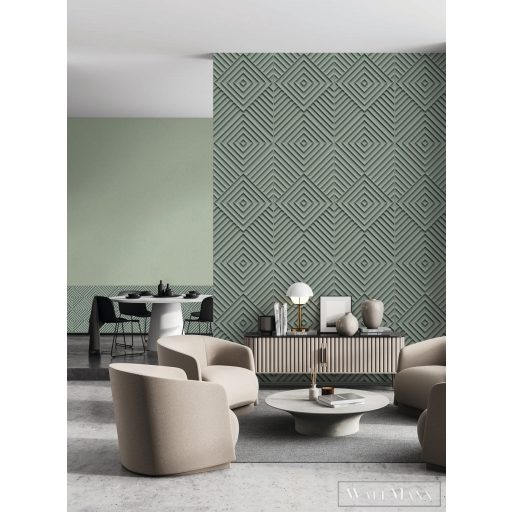 MARBURG Shades Iconic 34485 szürke-zöld térhatású Modern tapéta