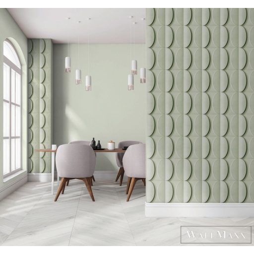 MARBURG Shades Iconic 34488 zöld térhatású Modern tapéta