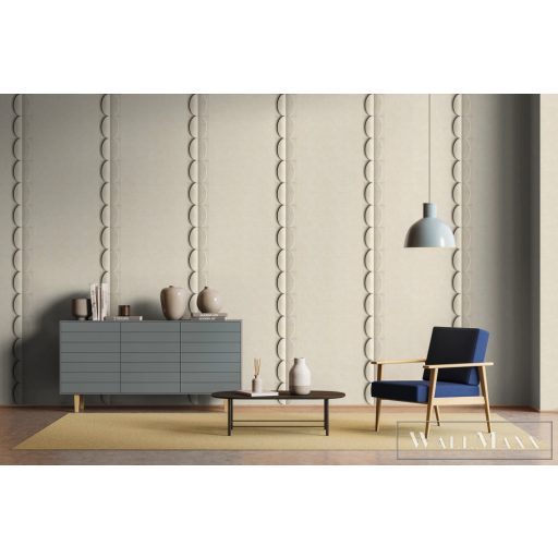 MARBURG Shades Iconic 34491 bézs térhatású Modern bordűr