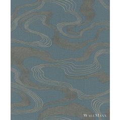 MARBURG Kumano 34538 kék hullámos Japán tapéta