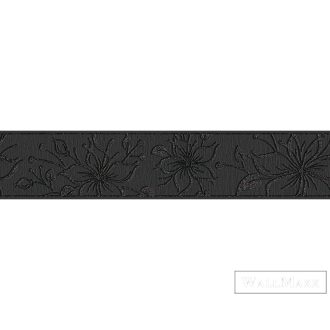   AS CREATION Only Borders 34661-2 sötét virág mintás modern bordűr