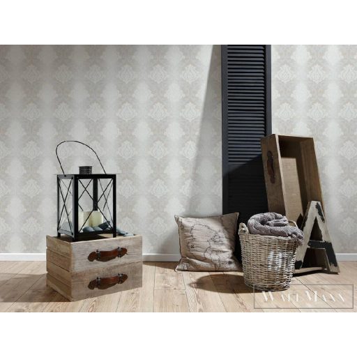 AS CREATION 34860-2 klasszikus minta metall effekt