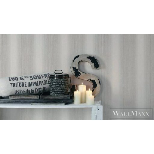 AS CREATION 34861-2 ezüstös-szürke csíkos tapéta