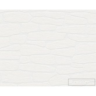   AS CREATION MeisterVlies Create 35541-6 fehér tégla mintás festhető tapéta