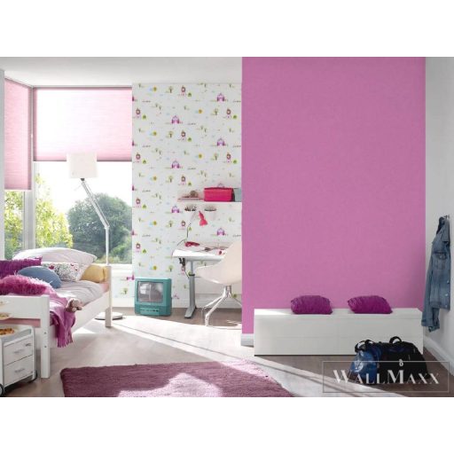 AS CREATION sötét rózsaszín tapéta 35566-7