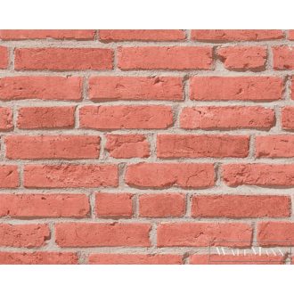 AS CREATION tégla mintás tapéta 35581-1