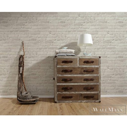 AS CREATION tégla mintás tapéta 35581-3