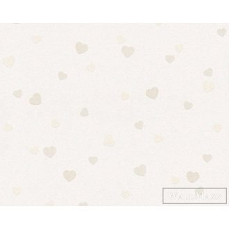 AS CREATION 35750-1 világos szivecskés tapéta