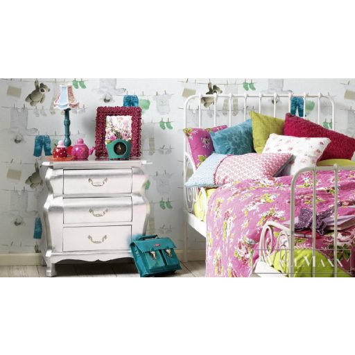 AS CREATION Gyerekmintás tapéta 35844-2