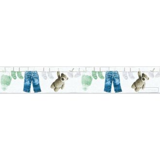 AS CREATION Bordűr mackók 35846-2