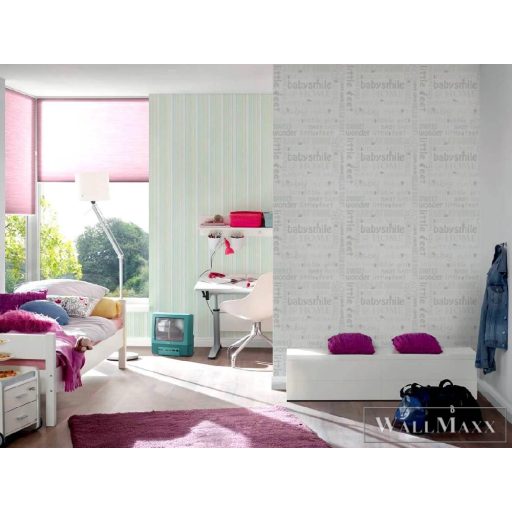 AS CREATION gyerekmintás csíkos tapéta 35849-1