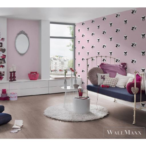 AS CREATION kutyás tapéta rózsaszin 35851-1