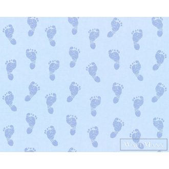 AS CREATION kék alapú gyerekmintás tapéta 35863-2