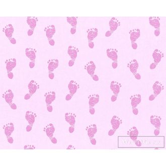 AS CREATION kis lábnyomok rózsaszín 35863-3