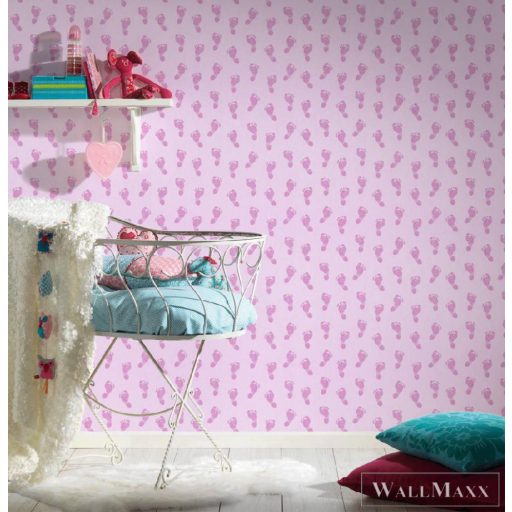 AS CREATION kis lábnyomok rózsaszín 35863-3