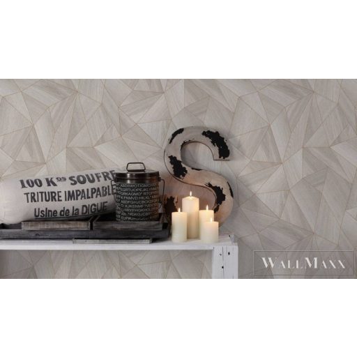 AS CREATION Elements 36133-2 réz intarzia famintás tapéta