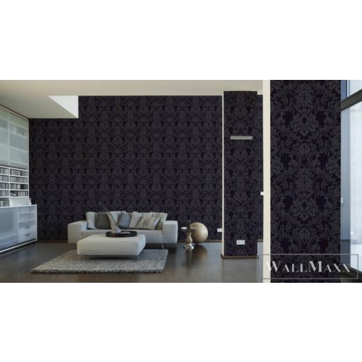 AS CREATION Black is Beautiful 36166-3 barokk mintás modern tapéta