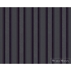   AS CREATION Black is Beautiful 36167-3 sötét csíkos modern tapéta