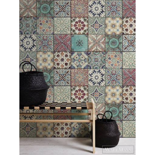 AS CREATION színes mozaik hatás 36205-1