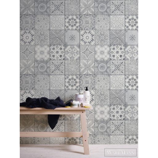 AS CREATION szürke mozaik hatás 36205-3