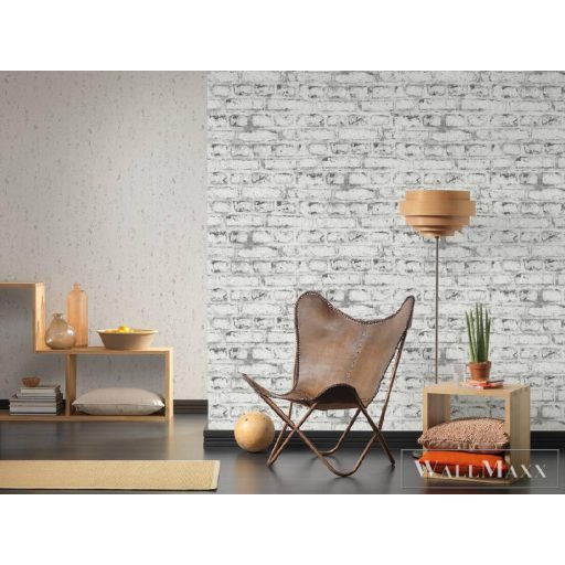 AS CREATION 36280-2 kopott szürke tégla mintás tapéta