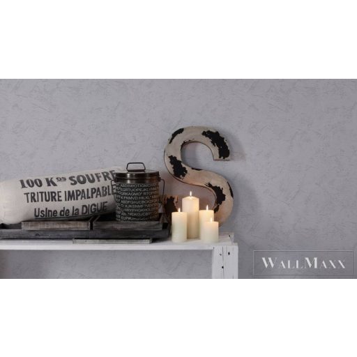 AS CREATION Attractive 2 3635-10 szürke vakolat mintás elegáns tapéta