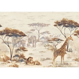   RASCH African Queen III 363661 barna szafari mintás Elegáns digitális panel