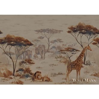   RASCH African Queen III 363685 barna szafari mintás Elegáns digitális panel