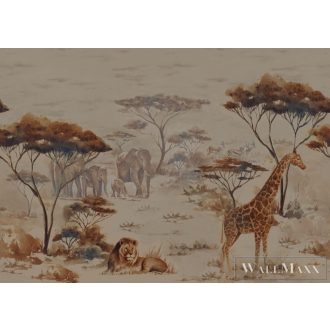   RASCH African Queen III 363692 barna szafari mintás Elegáns digitális panel