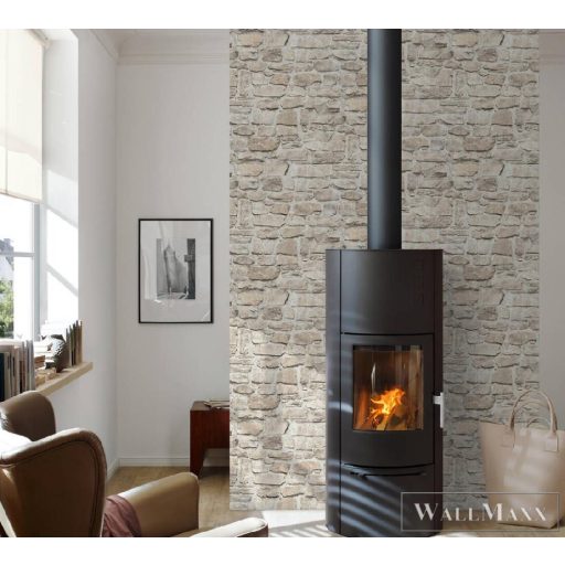 AS CREATION Elements II. 36370-2 kőmintás tapéta, szürke és beige színekkel