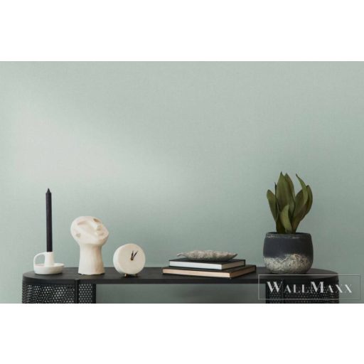 AS CREATION Pure Elegance 36379-7 zöld szövet uni tapéta