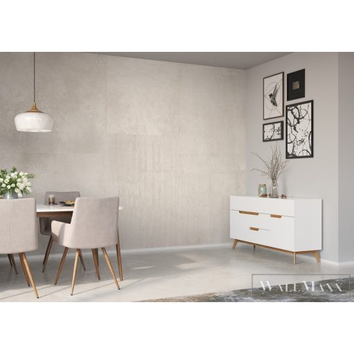 RASCH Factory V 364224 krémfehér fémlemez mintás Ipari digitális panel