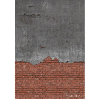   RASCH Factory V 364293 piros tégla mintás Ipari digitális panel