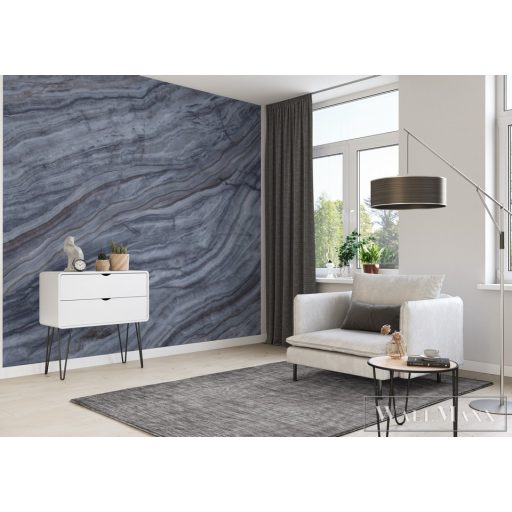 RASCH Factory V 364583 kék márvány mintás Ipari digitális panel