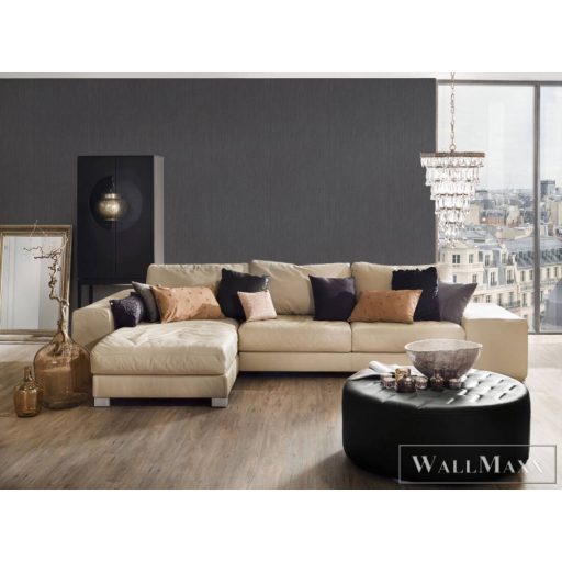 AS CREATION Black is Beautiful 36500-1 sötét csíkos modern tapéta