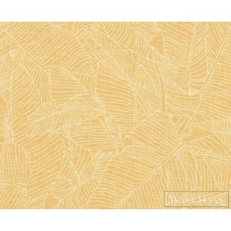 AS CREATION Linen Style 36633-3 Design Tapéta Sárga